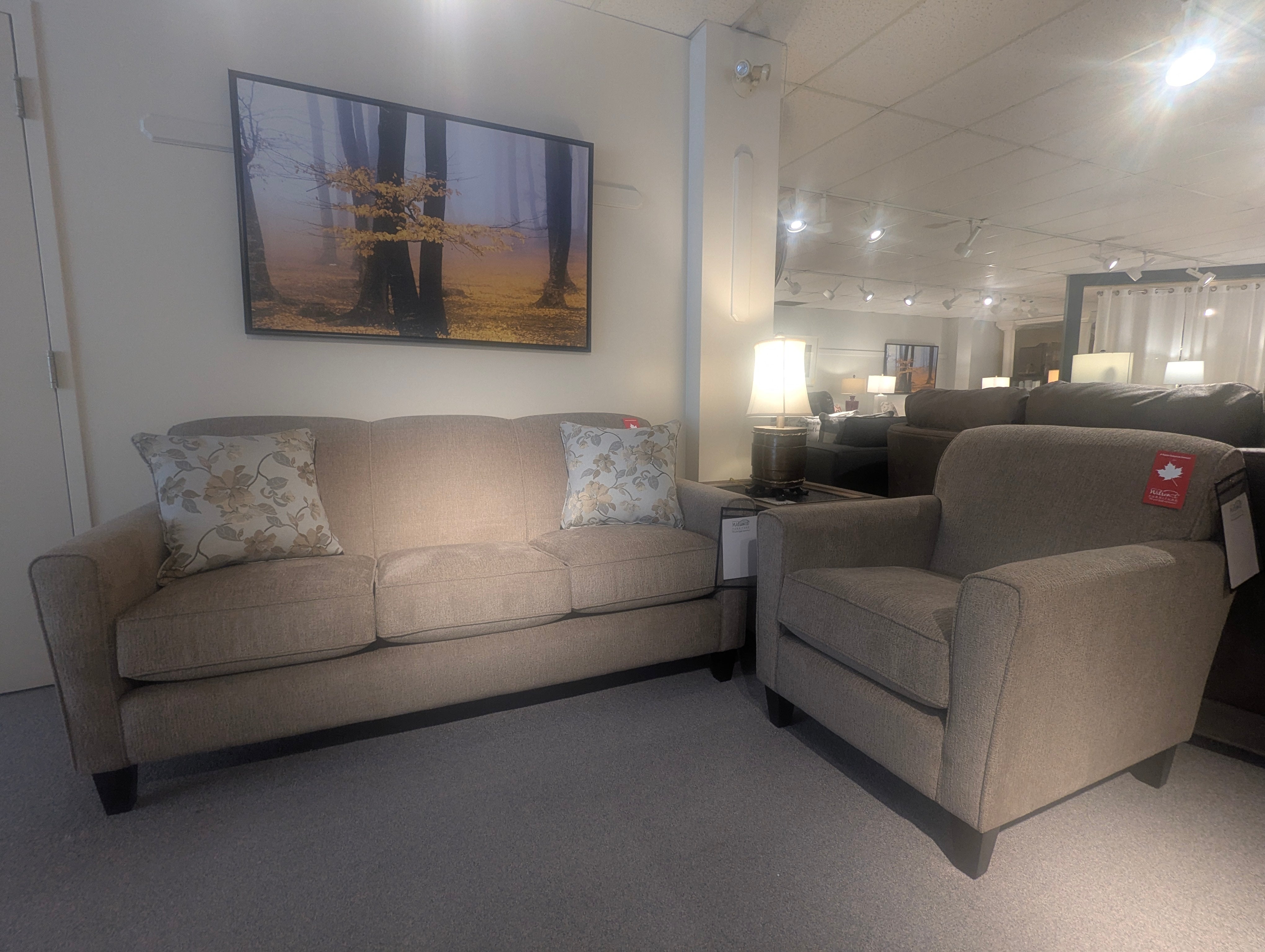 Customizable Canadian-Made Condo Size Sofa & Chair - Perfect for Small Apartments, Studios, and Cozy Living Spaces