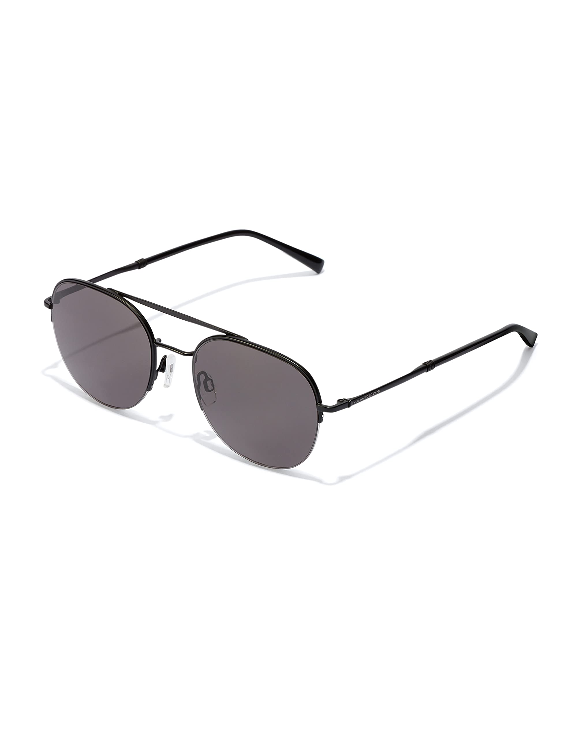 HAWKERS LENOX Polarized Sunglasses for Men & Women - Classic Black Aviator Style for Outdoor, Driving, and Beach Activities