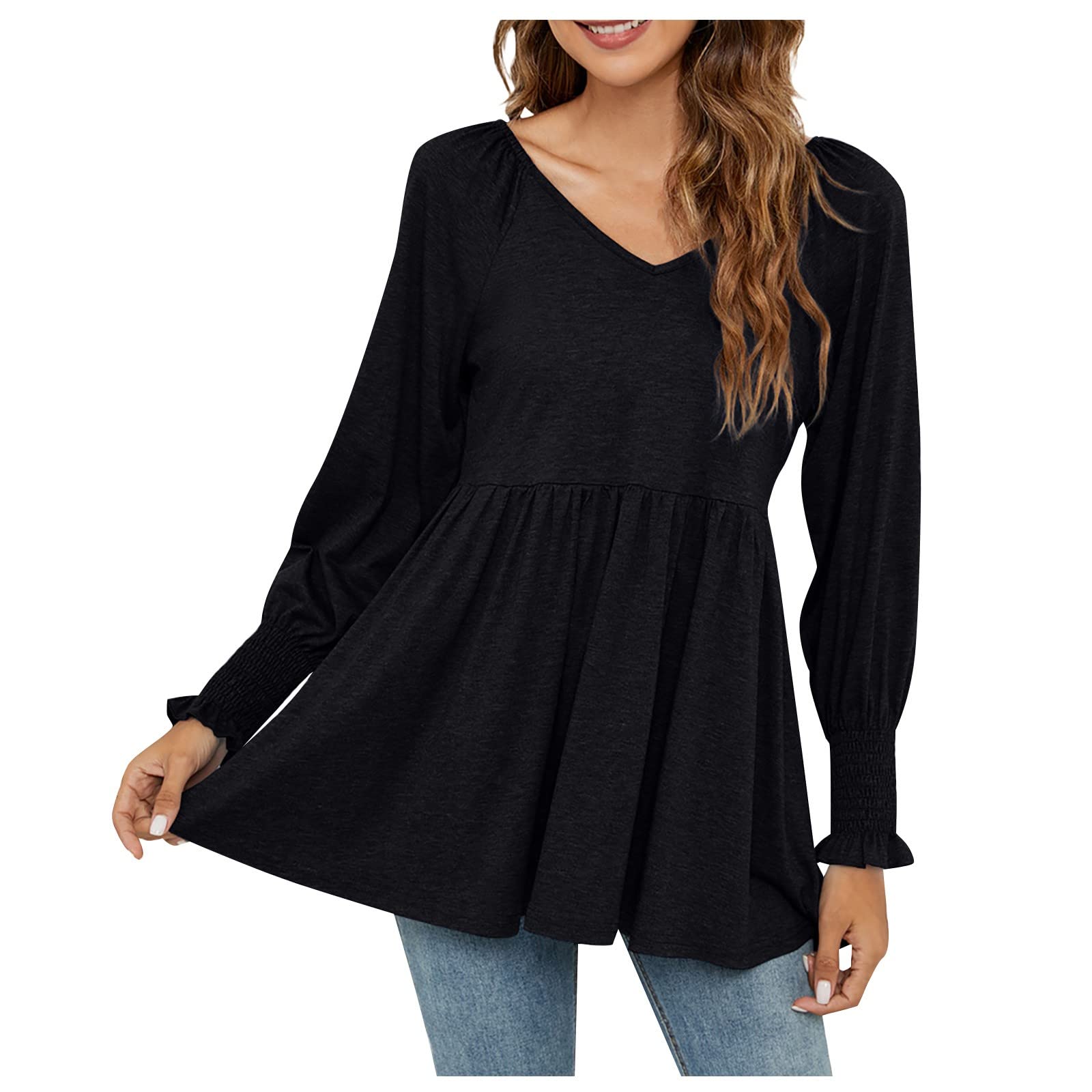 Western Shirts for Women | Summer V-Neck Tops | Athletic & Dressy Casual T-Shirts | Perfect for Outdoor Activities, Workouts & Everyday Wear