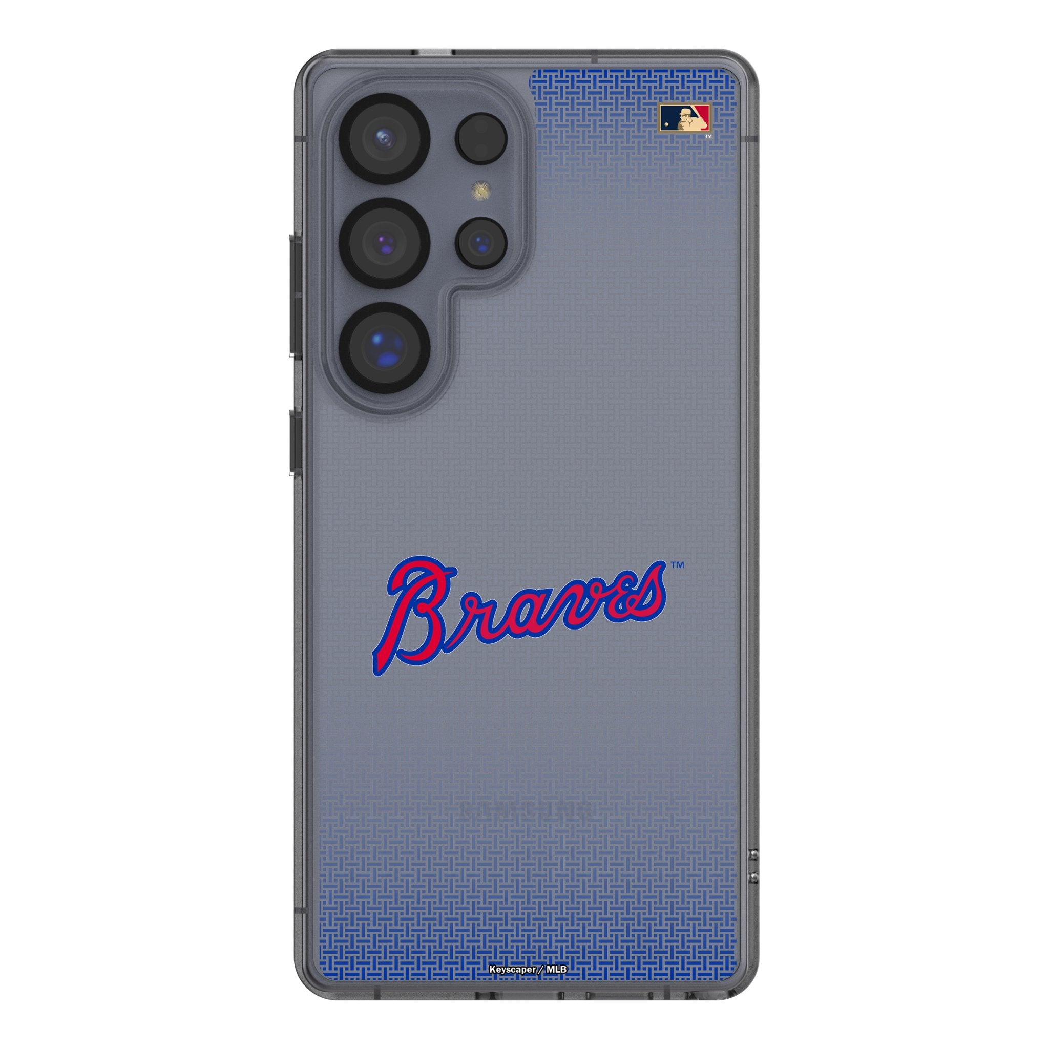 Atlanta Braves 2012 Cooperstown Collection Linen Clear Phone Case for Samsung Galaxy - Perfect for Baseball Fans & Game Day Protection