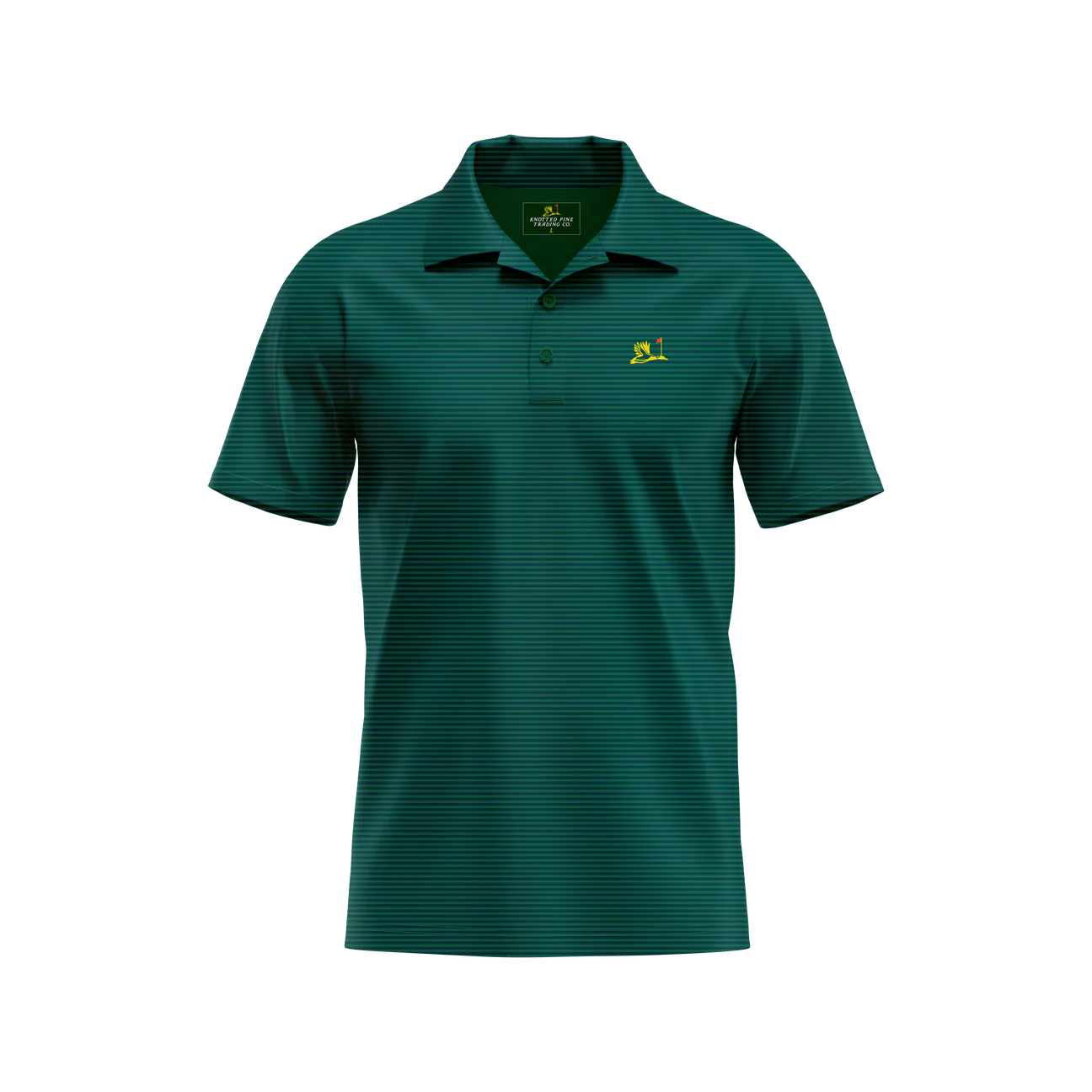 Premium Golf Polo Shirt for Men - Breathable & Moisture-Wicking - Knotted Pine Trading Co. - Perfect for Golf Courses, Country Clubs & Casual Wear
