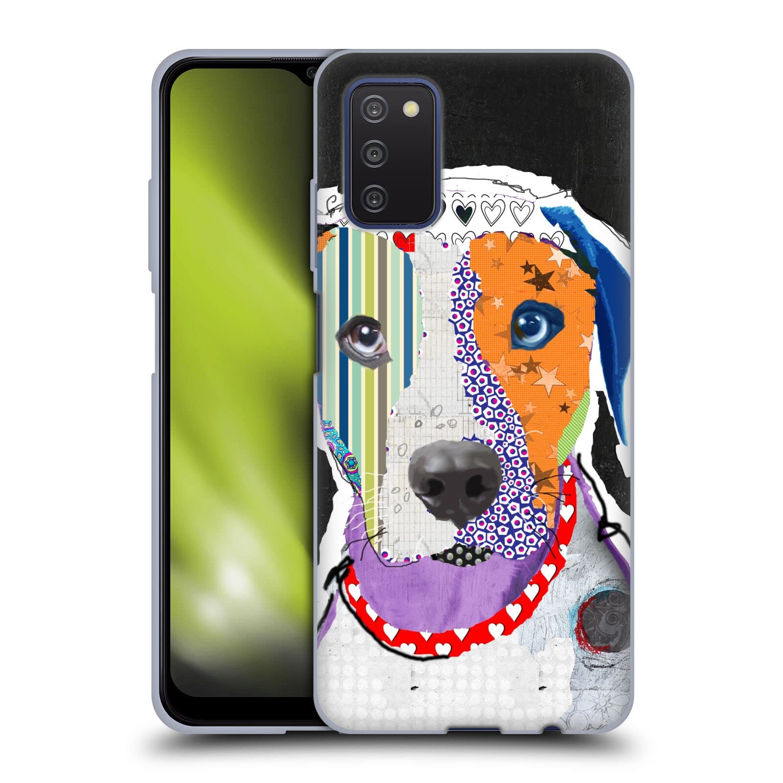 Head Case Designs Officially Licensed Michel Keck Catahoula Leopard Dogs 3 Soft Gel Case for Samsung Galaxy A03s (2021) - Durable Protective Phone Cover for Everyday Use