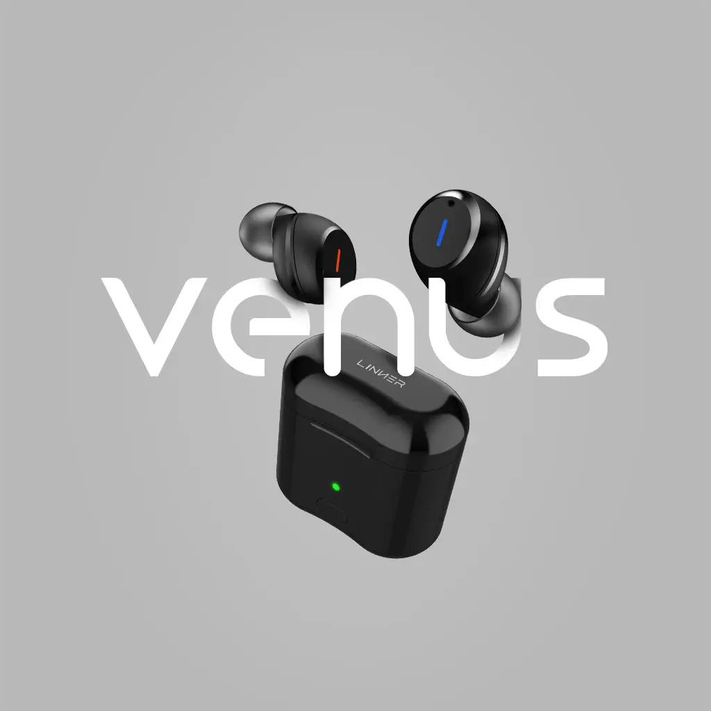 Linner Venus OTC Hearing Aids for Seniors & Adults - FDA Registered, FSA & HSA Eligible - Rechargeable Digital Hearing Amplifier with Noise Reduction - Perfect for TV Watching, Conversations & Outdoor Activities