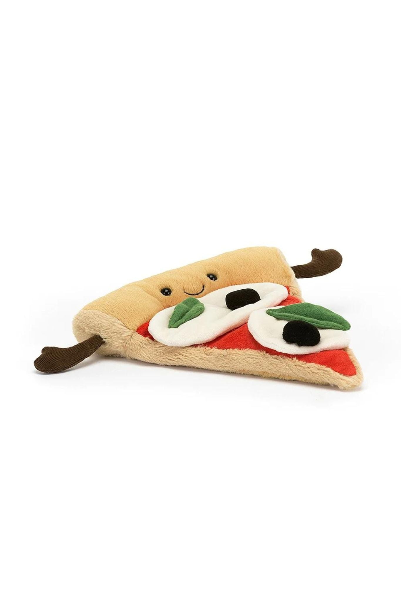Jellycat Amuseable Slice of Pizza Plush Toy - Soft & Cuddly Pizza Slice Stuffed Animal for Kids & Adults | Perfect Gift for Pizza Lovers, Birthday Parties & Home Decor