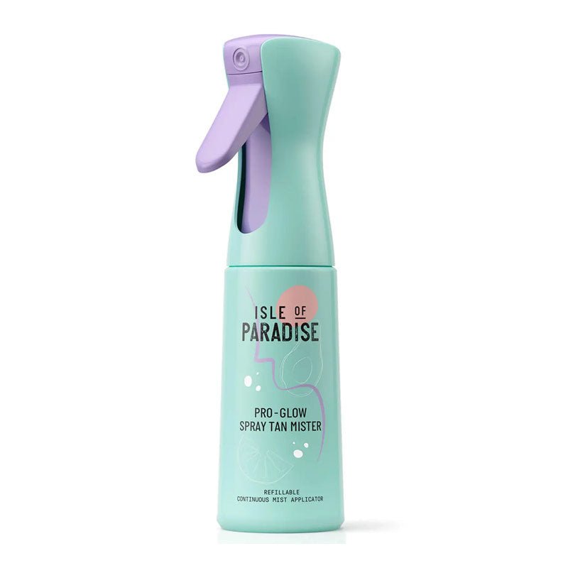 Isle of Paradise Pro Glow Self Tanner Spray - Natural Looking Sunless Tanning Mister for Face & Body - Perfect for Vacations, Weddings & Summer Glow
