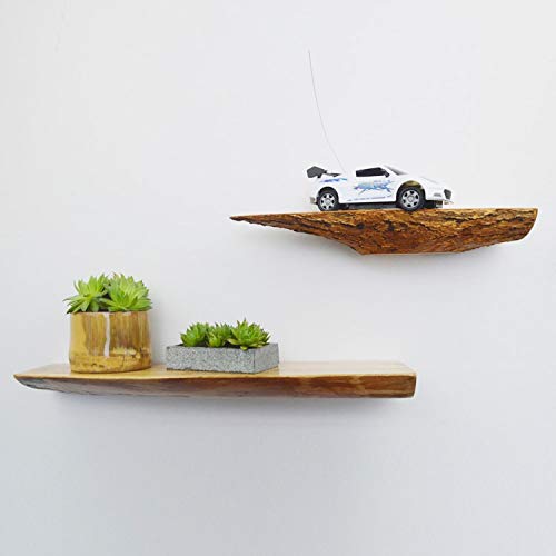 SHENGPINGJI Wooden Wall Mounted Key Holder & Shelf - 60cm Multi-Purpose Organizer for Keys, Plants, Photos & Home Decor | Perfect for Entryway, Living Room & Bedroom Storage