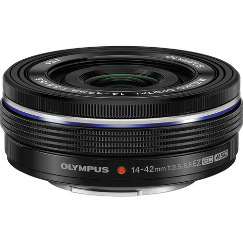 Olympus M.Zuiko Digital ED 14-42mm f/3.5-5.6 EZ Pancake Zoom Lens for Micro Four Thirds Cameras - Compact & Lightweight for Travel, Vlogging & Everyday Photography