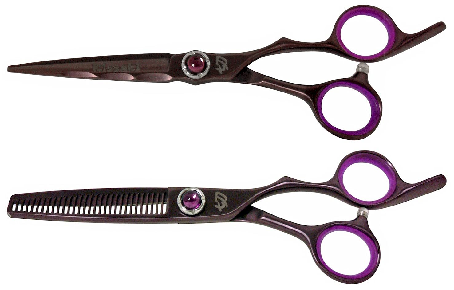 **Premium Kissaki Ryu-Jin & Byobu Hair Scissors Set – 6.0