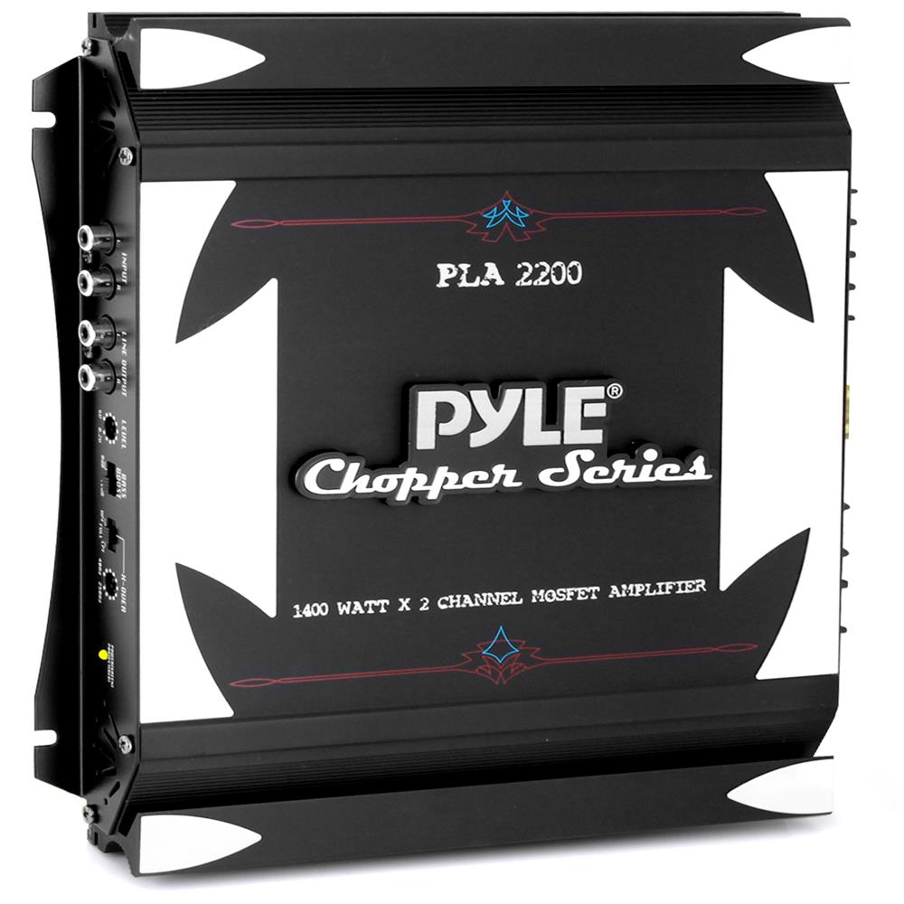 2 Channel Bridgeable Mosfet Car Amplifier - High Power Audio Boost for Car Stereo & Subwoofer | Perfect for Car Audio Upgrades & Bass Enhancement
