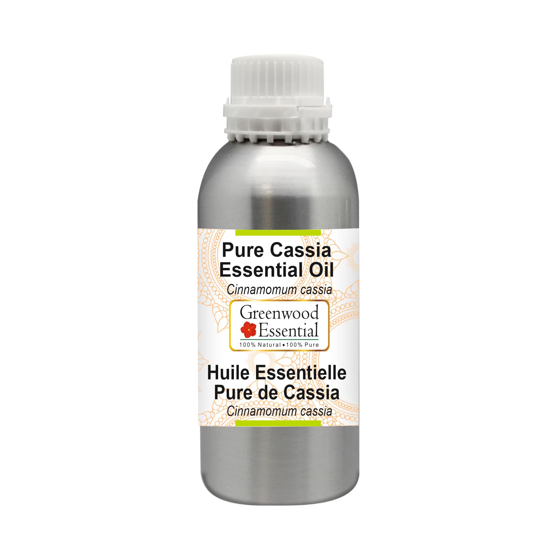 Pure Cassia Essential Oil (Cinnamomum Cassia) Steam Distilled 1250ml (42.2 oz) - 100% Natural Aromatherapy Oil for Diffusers, Massage & DIY Skincare