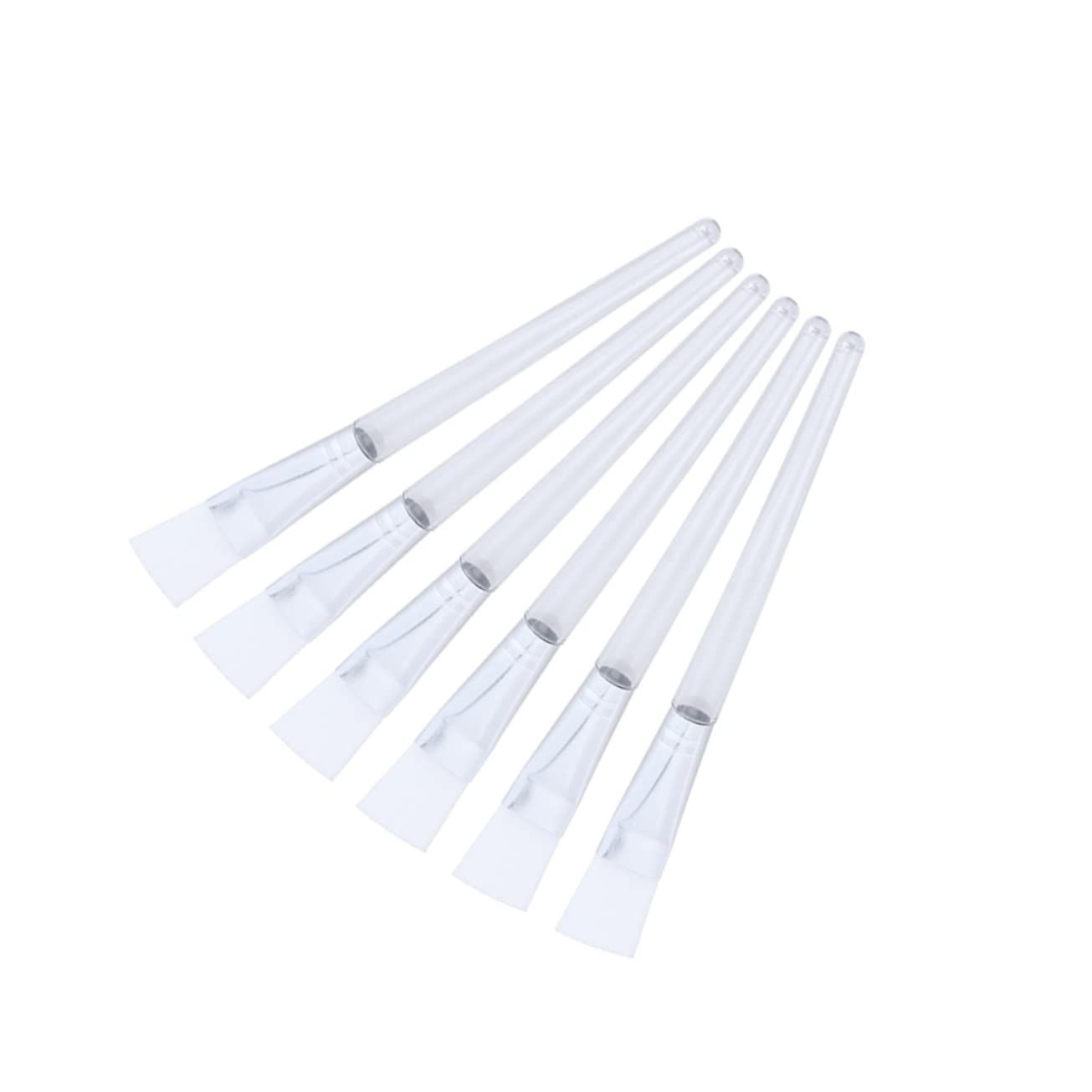 Minkissy 6pcs Silicone Makeup Brushes - Cream & Facial Applicator for Easy Beauty Application