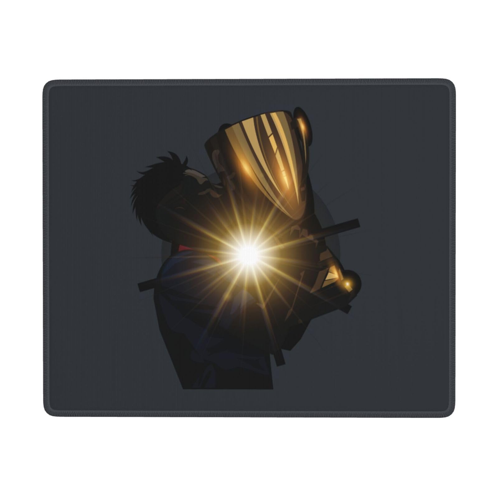 SIYTUAU Soccer Player Trophy Mouse Pad - Waterproof, Non-Slip Rubber Gaming Mousepad (7x9 inches) for Laptop, Office & PC - Perfect for Soccer Fans, Gamers & Workstations