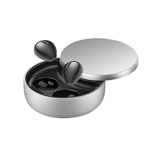 Smallest Invisible Bluetooth Earbuds for Sleeping & Sports - Ultra Compact Wireless Earbuds with Charging Case (Black) | Perfect for Workouts, Office Calls & Side Sleeping