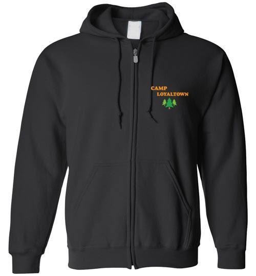 Loyaltown Zip-Up Hoodie for Men & Women - Comfortable Fleece Pullover with Front Pockets - Perfect for Casual Wear, Gym, and Outdoor Activities