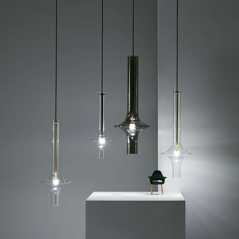 Modern Simple Nordic Style Metal and Glass LED Pendant Light - Elegant Ceiling Lighting for Living Room, Bedroom, Dining Room and Kitchen Decor