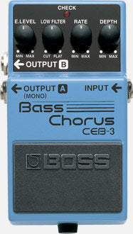 Boss CEB-3 Bass Chorus Compact Pedal for Electric Bass Guitar - Professional Sound Effects Pedal for Live Performance & Studio Recording