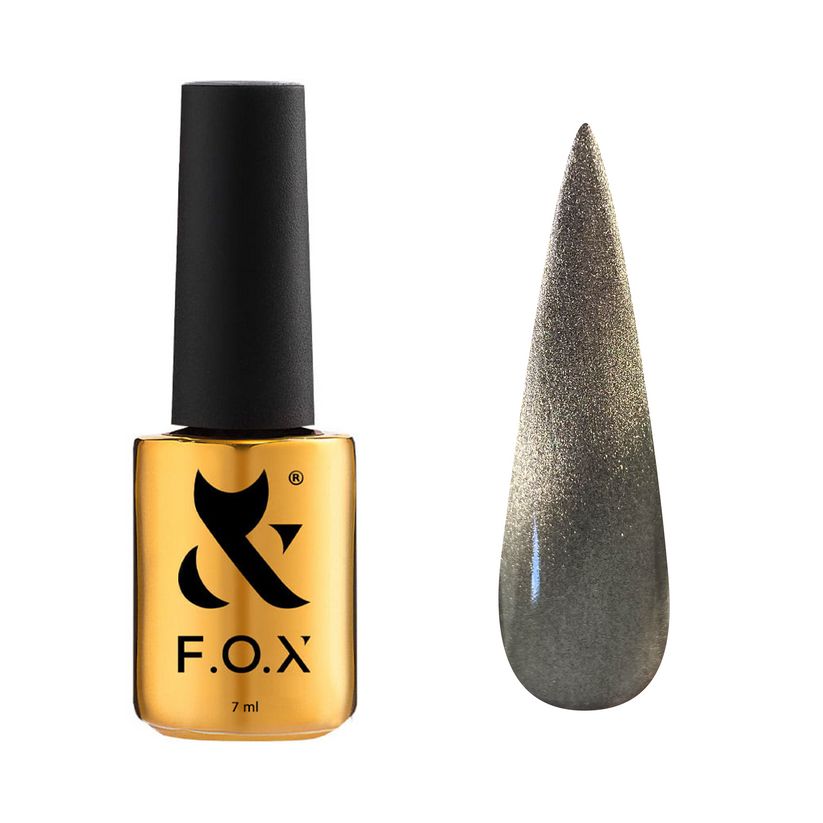 F.O.X Cat Eye Crystalline 002 Nail Polish - 7ml Long-Lasting Gel Polish for Salon Quality Manicures - Perfect for Nail Art, Special Occasions & Everyday Wear