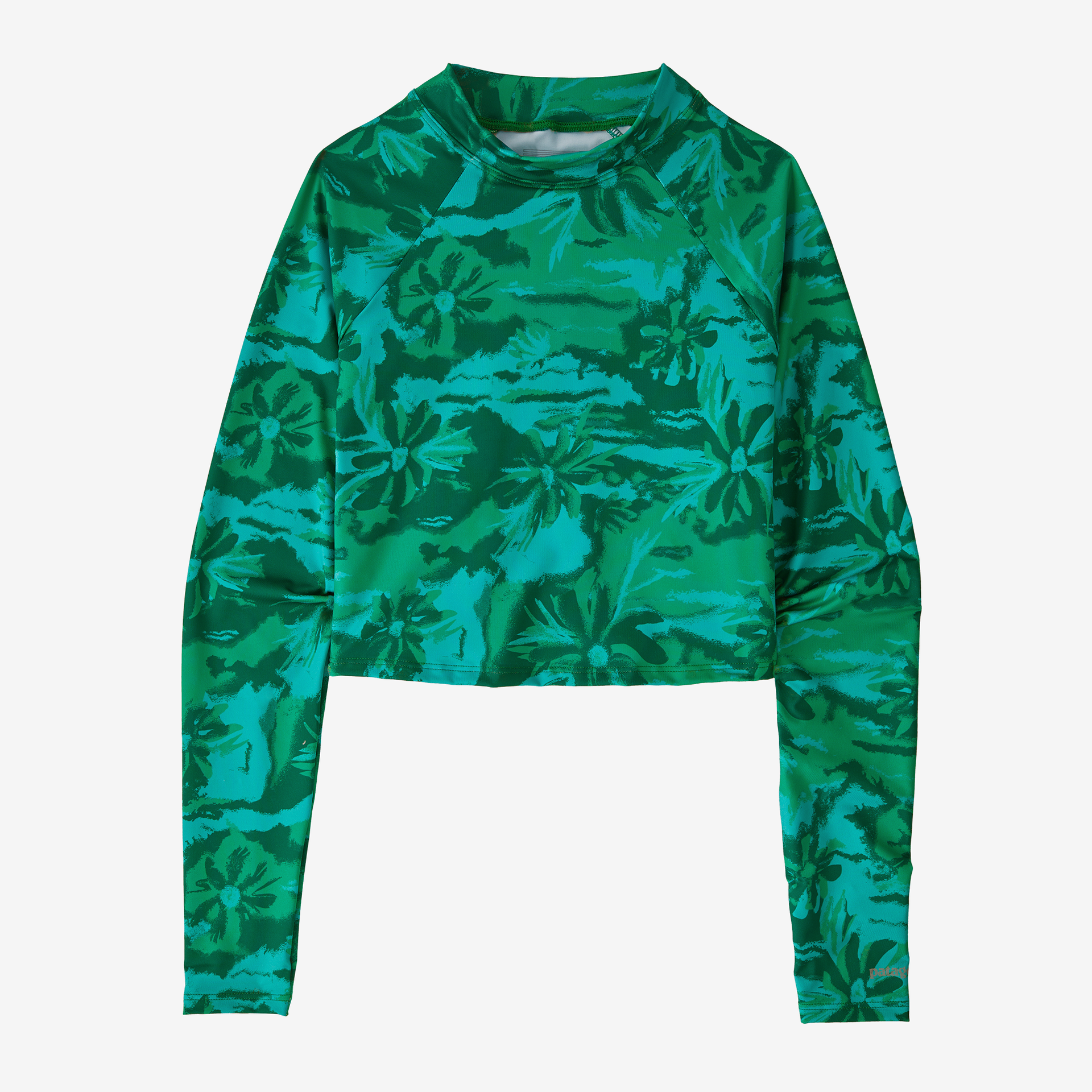 Women's Swell Seeker Cropped Rashguard UPF 50+ Sun Protection - Quick Dry Swim Shirt for Surfing, Yoga & Beach Activities
