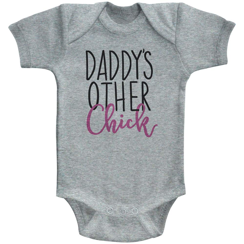 American Classics Baby Girl Romper - Daddy's Other Chick Bodysuit for Pregnancy Announcement & Newborn Photoshoot | Cute Infant Outfit for Special Occasions
