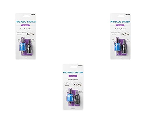 Professional Fascia Plug System - 3-Piece Fascia Plug Tool Set for Easy Installation & Repair - Perfect for Home Improvement, Roofing & Siding Projects