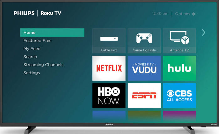 Philips 55 Inch 4K UHD Smart Roku TV with HDR (55PFL4864/F7) - Perfect for Home Theater, Gaming & Streaming Entertainment