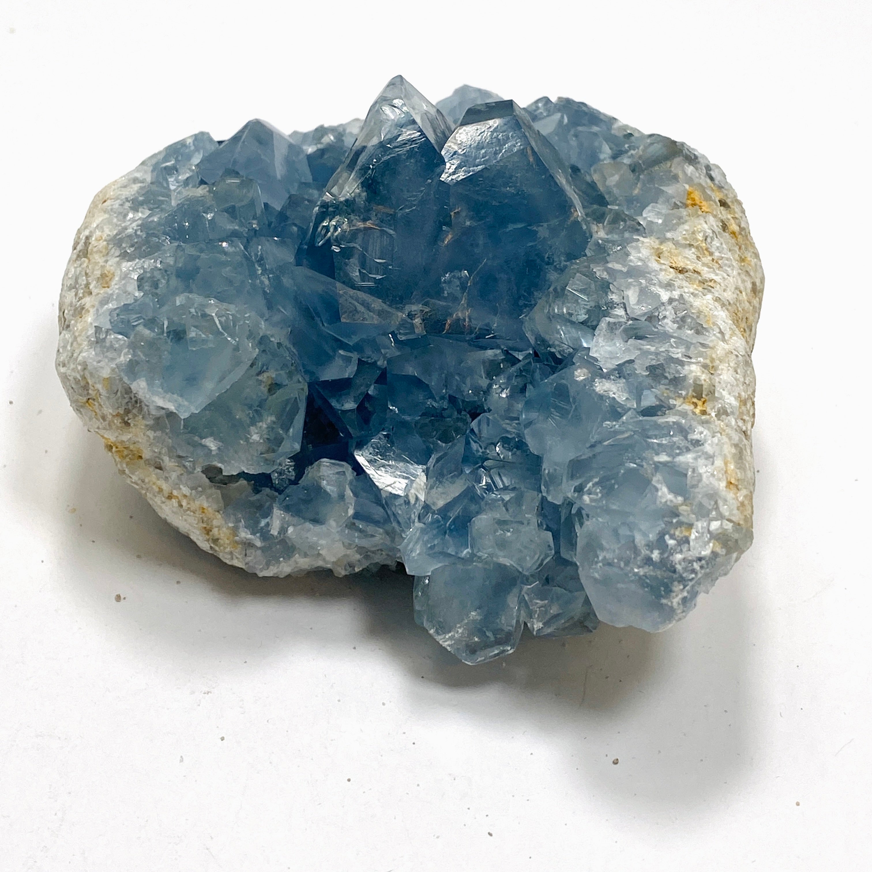 Natural Celestite Crystal Cluster from Madagascar - Healing Stone for Meditation, Energy Cleansing & Home Decor (CR3719) - Perfect for Yoga Spaces, Reiki Healing & Spiritual Gifts