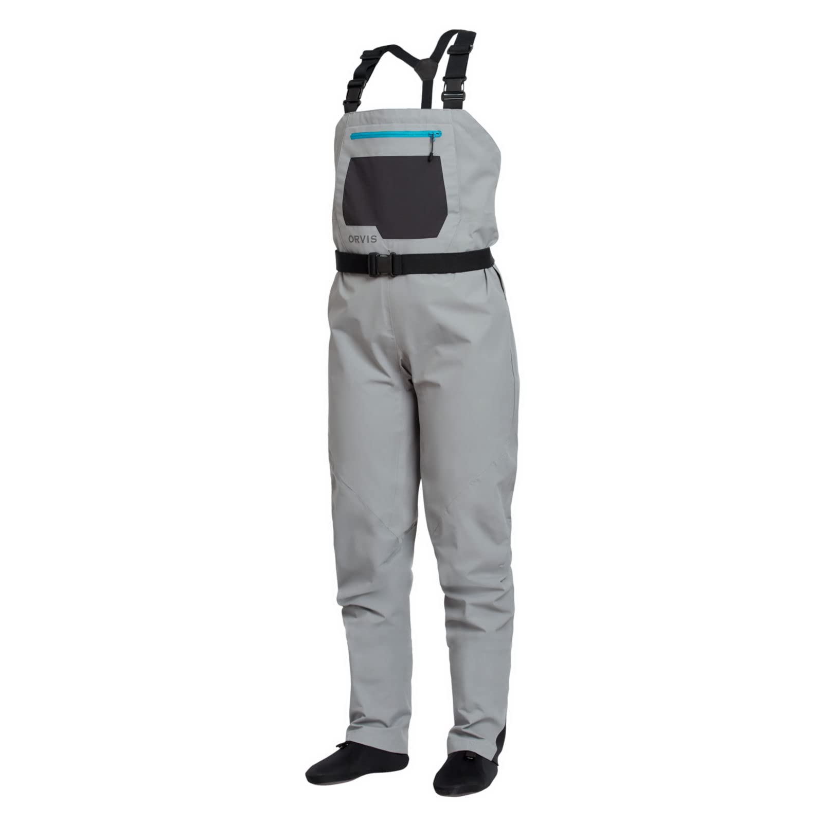 Orvis Clearwater Chest Waders for Women - Waterproof Fly Fishing Waders with Neoprene Booties & Storage Pocket | Ideal for Stream Fishing, Wetland Hunting & Outdoor Water Activities