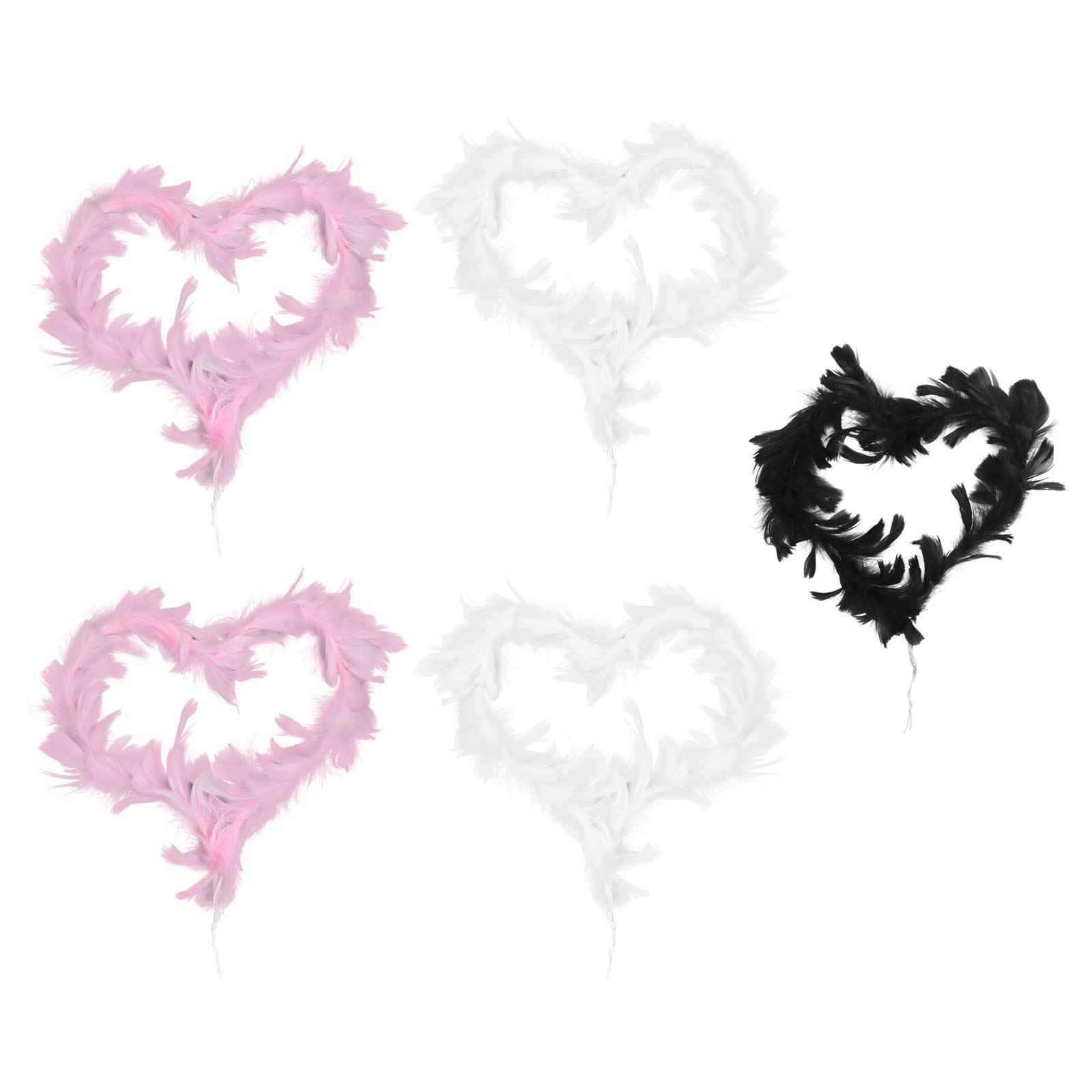5pcs Romantic Wedding Cake Topper Inserts - Elegant Cake Decorations for Wedding, Anniversary, Birthday Cakes - Perfect for Home, Wall, and Room Decor