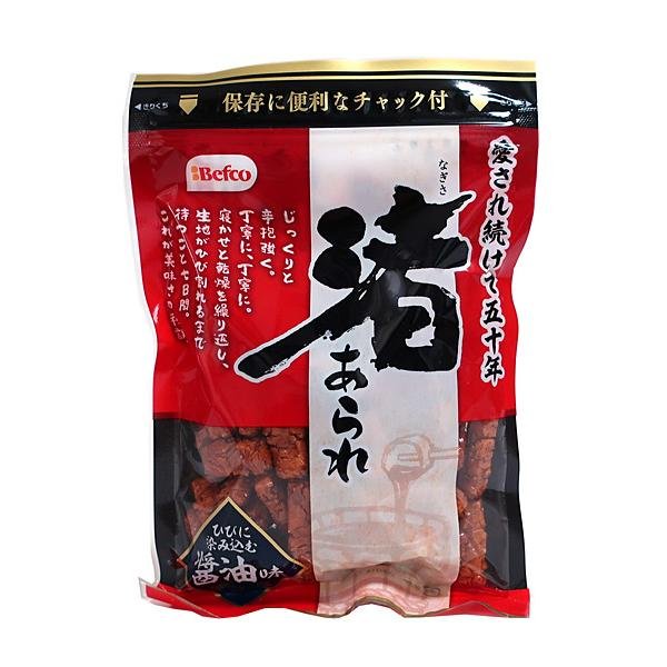 Befco Nagisa Arare Rice Crackers - Tamari Soy Sauce Flavor 90g (Pack of 3) - Japanese Snacks for Parties, Gifts & Asian Food Lovers