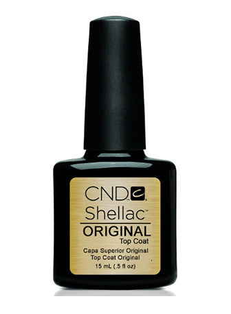 CND Shellac™ Original Top Coat - Long-Lasting Shine & Protection for Nails | Perfect for Manicures, Pedicures & Salon Use