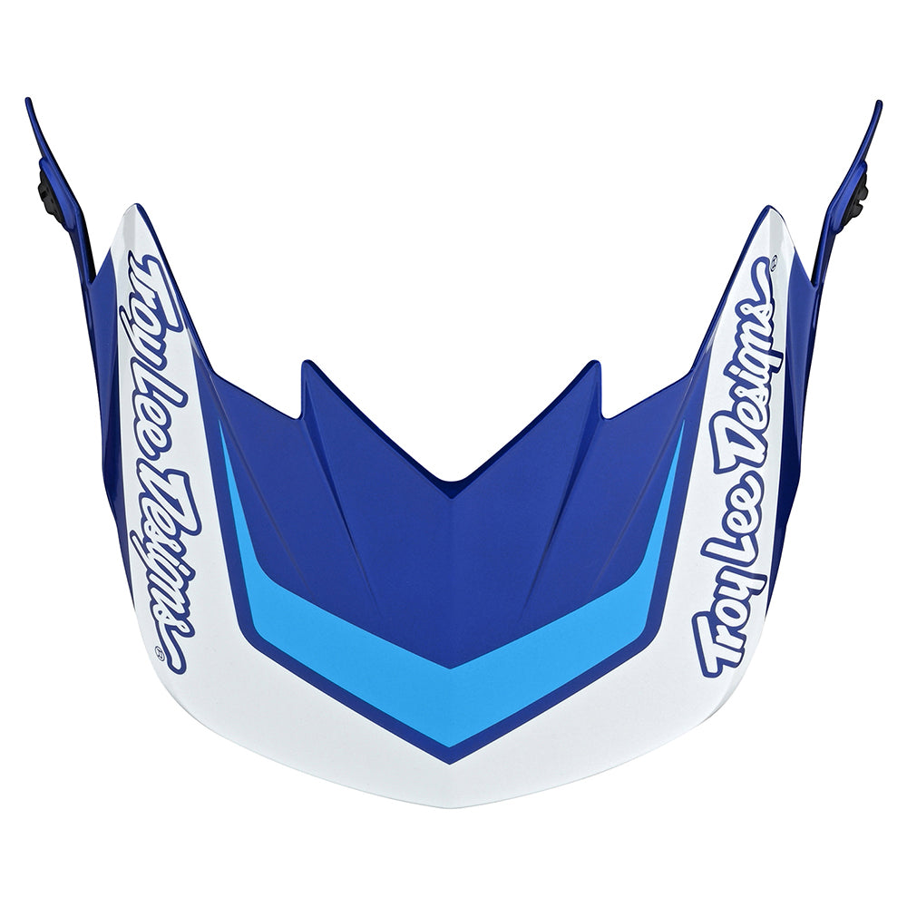 GP Visor Overload Blue/White - Premium Motorcycle Helmet Visor for Enhanced Visibility & Style - Perfect for Riding, Racing & Outdoor Adventures
