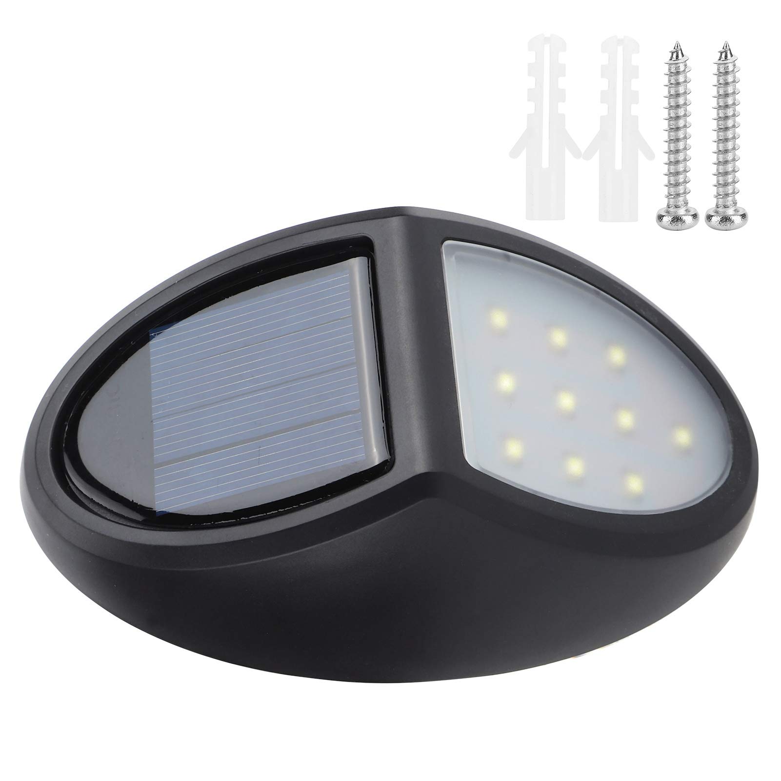 Energy-Saving Solar Deck Lights - 10 Pack Weatherproof Outdoor Solar Lights with Overcharge Protection for Sidewalks, Gardens, Patios & Pathways - Perfect for Landscape Lighting & Nighttime Safety