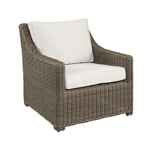 Artwood Layton Outdoor Single Seater Armchair - Waterproof Wicker Patio Chair with Cushion, Perfect for Garden, Poolside & Balcony Relaxation