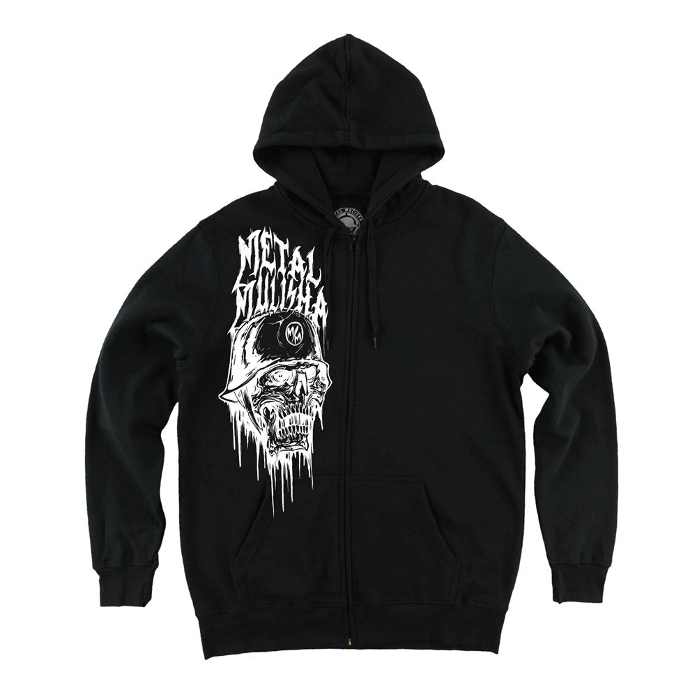Metal Mulisha Trooper Zip Hoody - Men's Heavyweight Zip-Up Hoodie for Streetwear & Skateboarding | Perfect for Casual Wear, Gym & Outdoor Activities