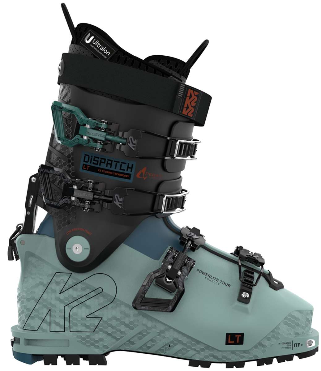 K2 Women's Dispatch LT Alpine Touring Ski Boots 2023 - Lightweight Backcountry Skiing & Powder Performance for Women Skiers