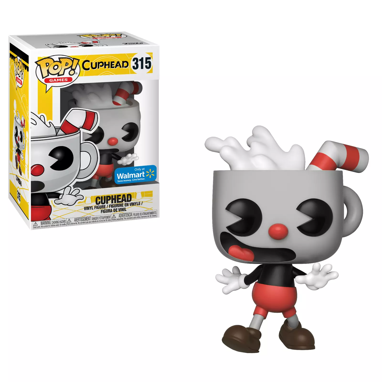 Cuphead Spilling Mug #315 - Fun & Unique Gaming Themed Coffee Cup for Gamers & Collectors - Perfect for Home, Office, or Gaming Room Decor