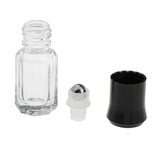 10-Pack 3ml Refillable Glass Bottles for Perfume & Essential Oils - Clear Small Empty Bottles with Dropper for DIY, Travel, Aromatherapy & Gift Giving