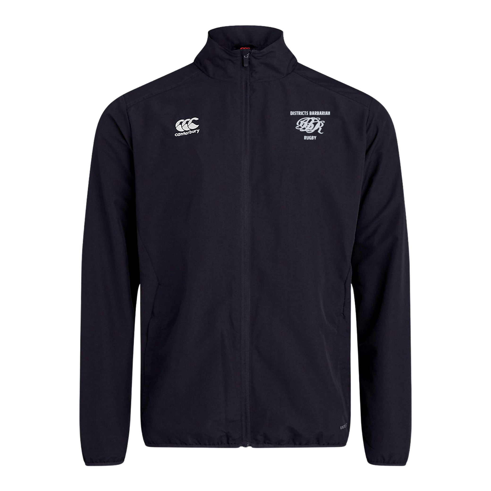 Districts Barbarian RFC CCC Track Jacket - Men's Lightweight Running Windbreaker with Reflective Stripes - Perfect for Jogging, Gym Workouts & Outdoor Sports