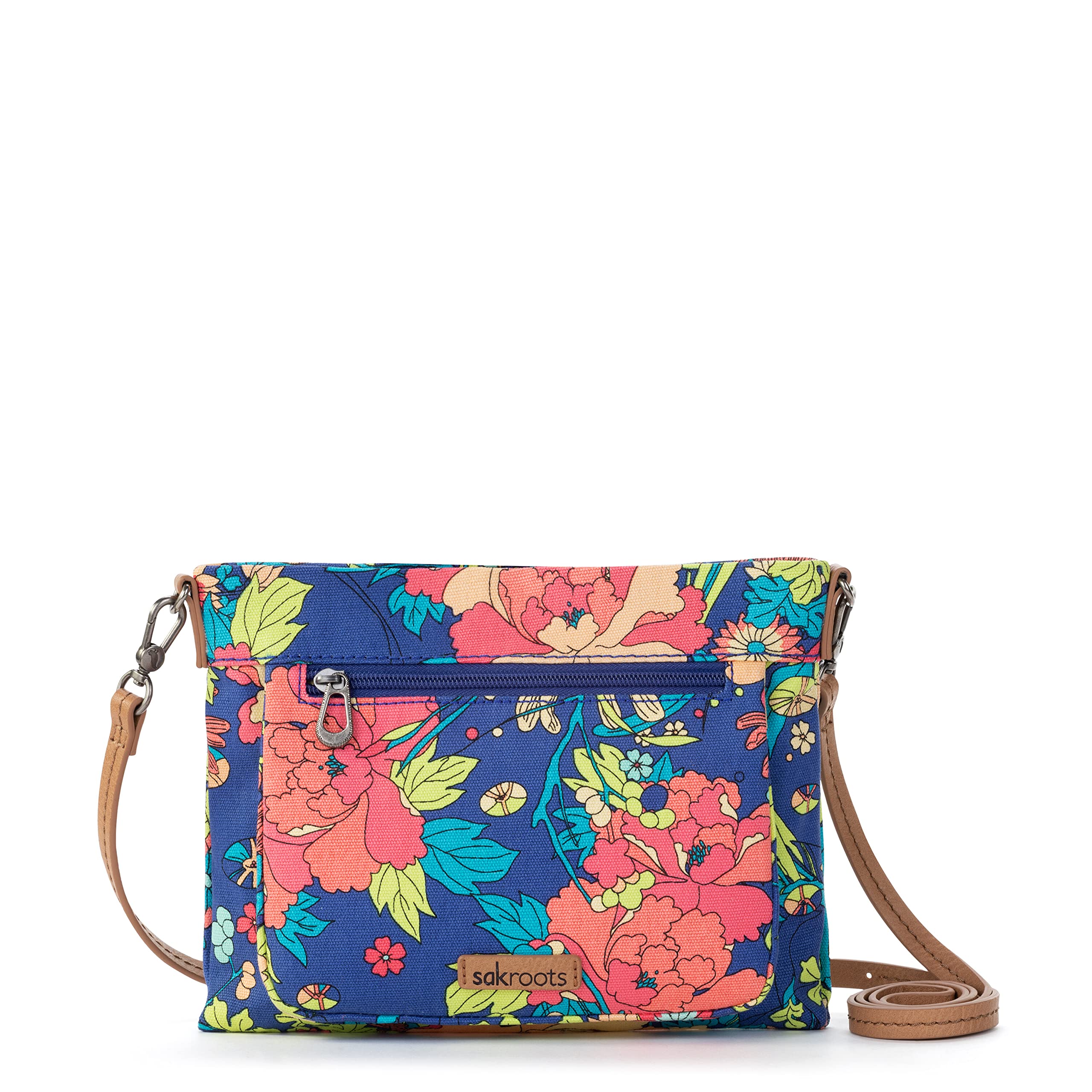 Sakroots Camden Small Crossbody Bag - Cotton Uncoated Canvas Purse for Women - Lightweight & Durable - Perfect for Travel, Shopping & Everyday Use