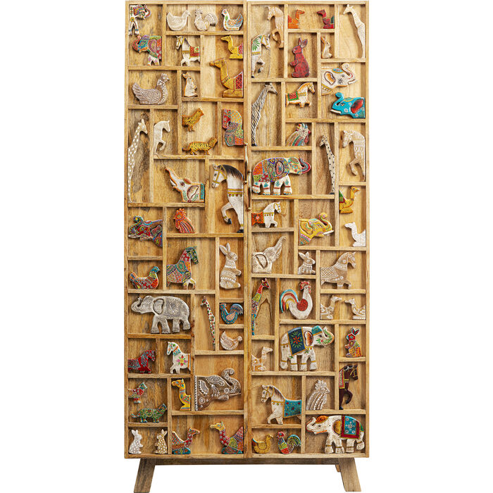 81x163cm Large Wooden Cabinet for Storage - Perfect for Home, Office, and Zoo Animal Enclosures