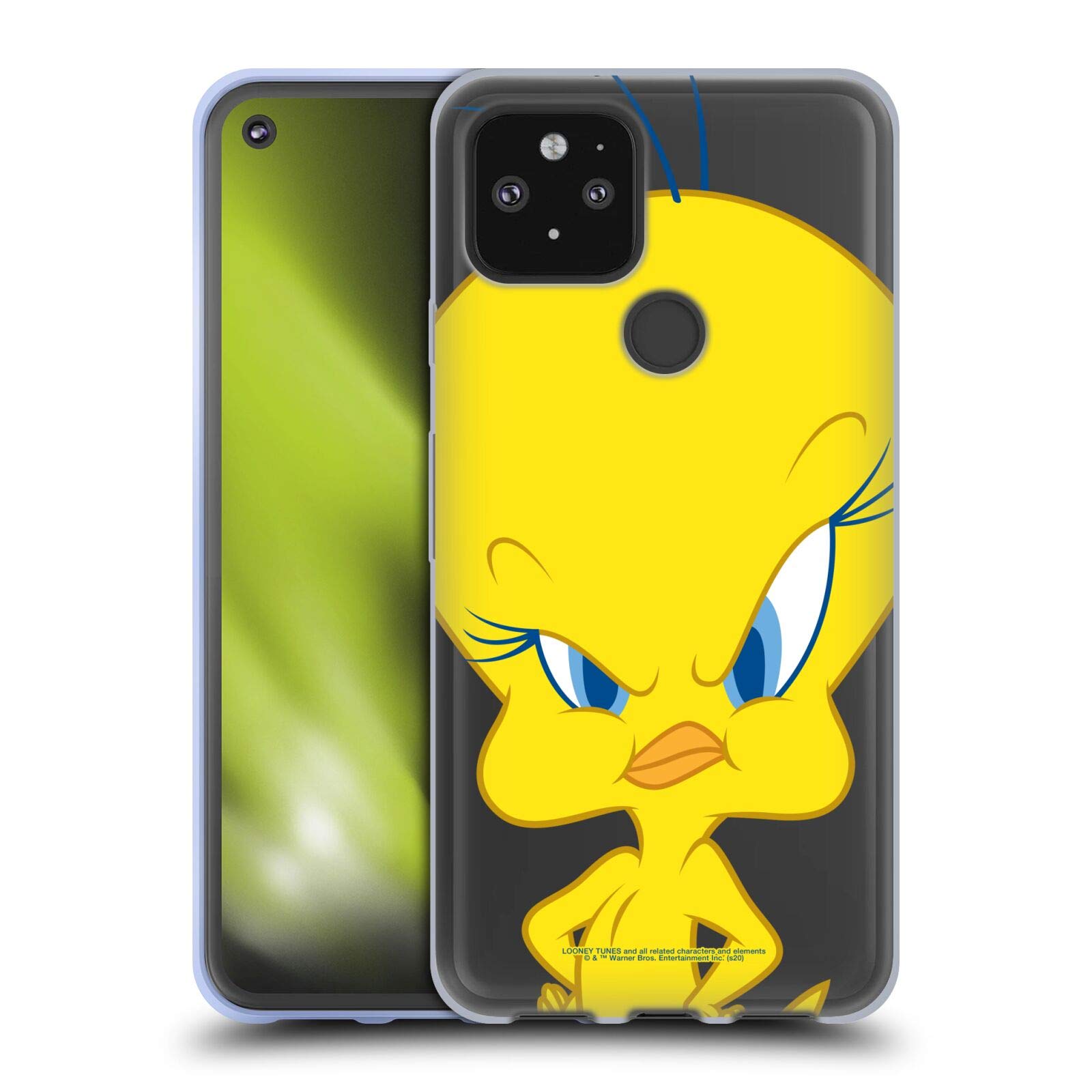 Looney Tunes Tweety Case for Google Pixel 5 5G - Cute Protective Cover for Daily Use