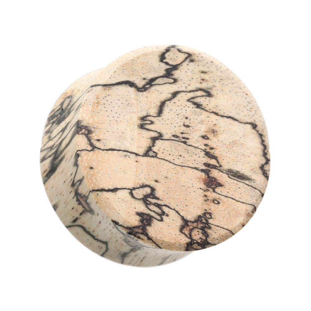 Covet Jewelry Tamarind Wood Double Flared Ear Gauge Plug - Natural Wood Ear Stretchers for Men & Women - Perfect for Everyday Wear & Body Jewelry Collection