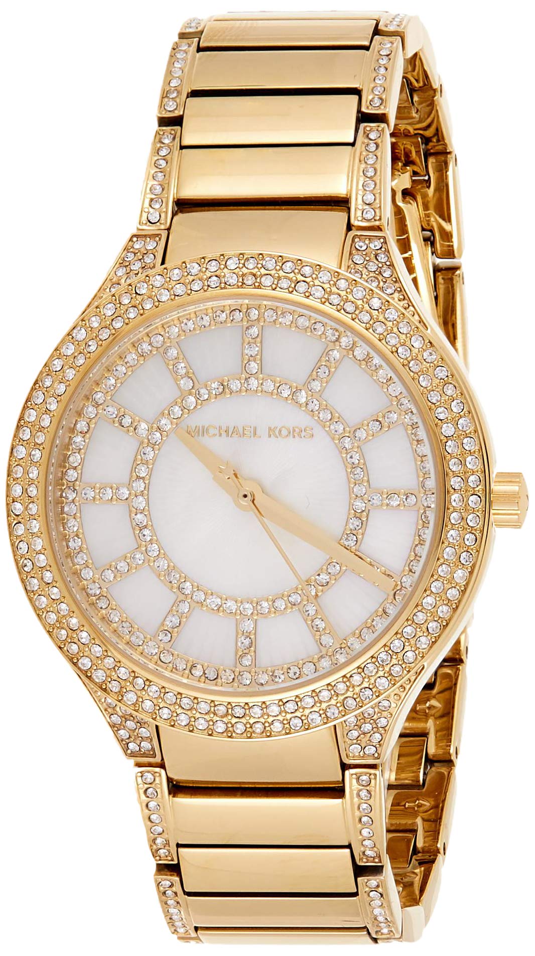 Michael Kors MK3312 Women's Kerry Gold-Tone Stainless Steel Watch - Elegant Dress Watch for Work, Parties & Special Occasions