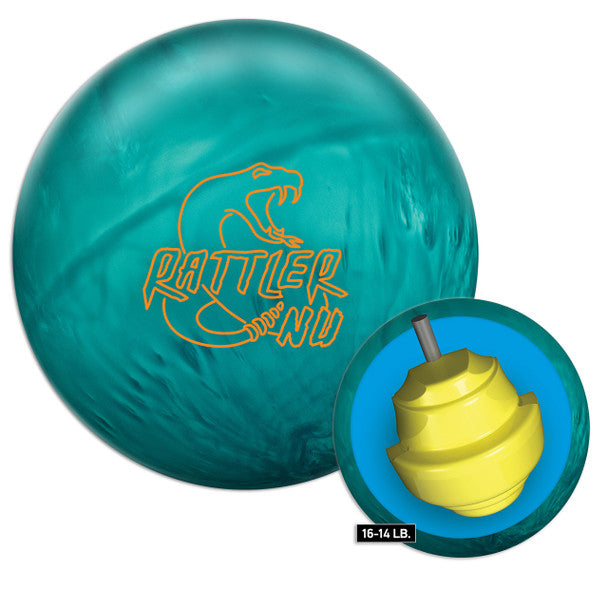 Radical Rattler NU High Performance Bowling Ball for Strikes & Spares - Perfect for League Play & Tournament Competitions