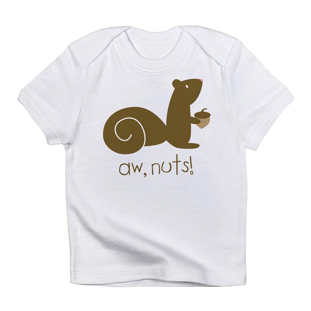 Aw Nuts Squirrel Baby T-Shirt - Cute Infant Graphic Tee for Boys & Girls | Perfect for Playdates, Family Photos & Everyday Outfits