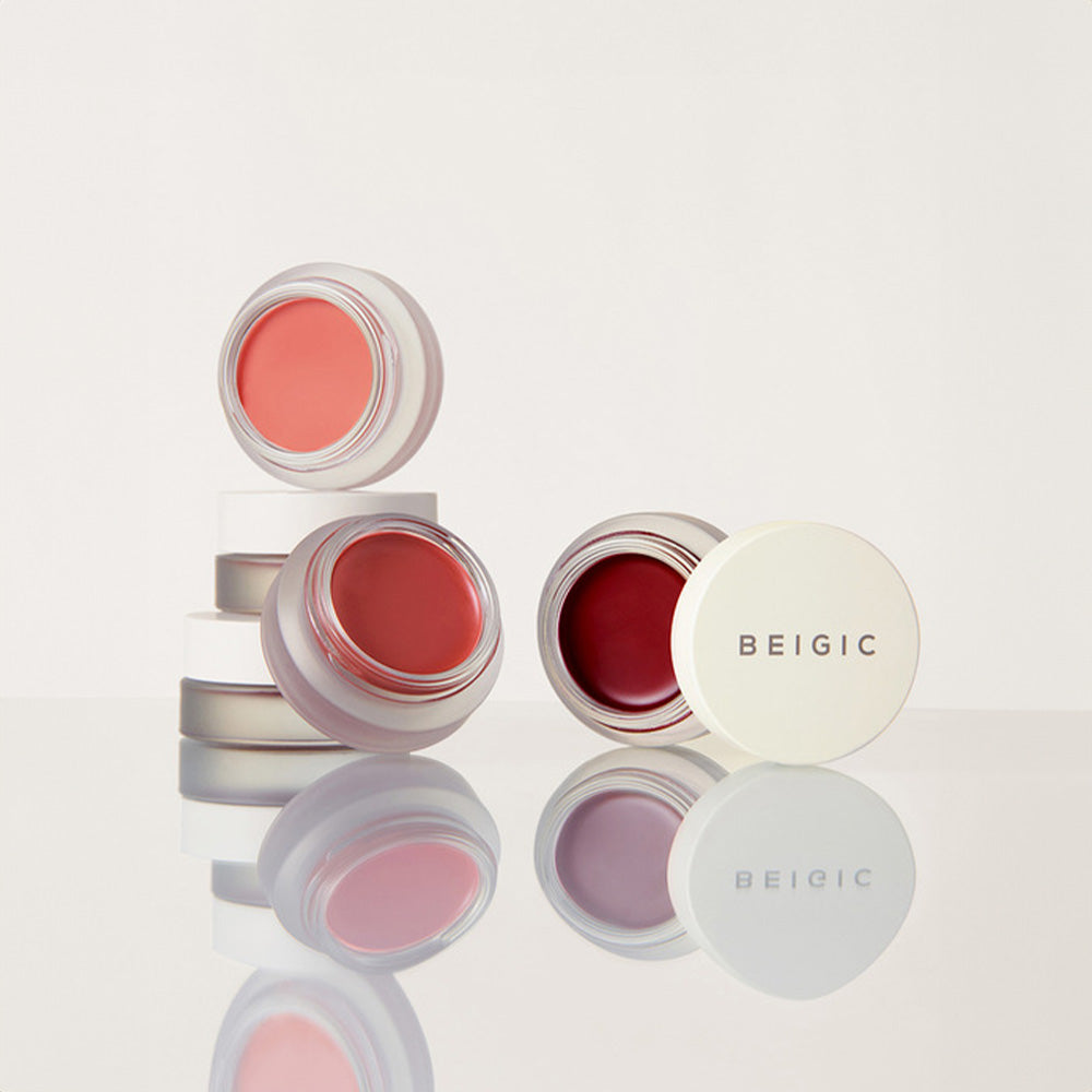 BEIGIC Flush Lip & Cheek Balm 4g - Natural Tint for Lips & Cheeks, Vegan & Cruelty-Free Makeup | Perfect for Everyday Wear, Date Night & On-the-Go Touch Ups