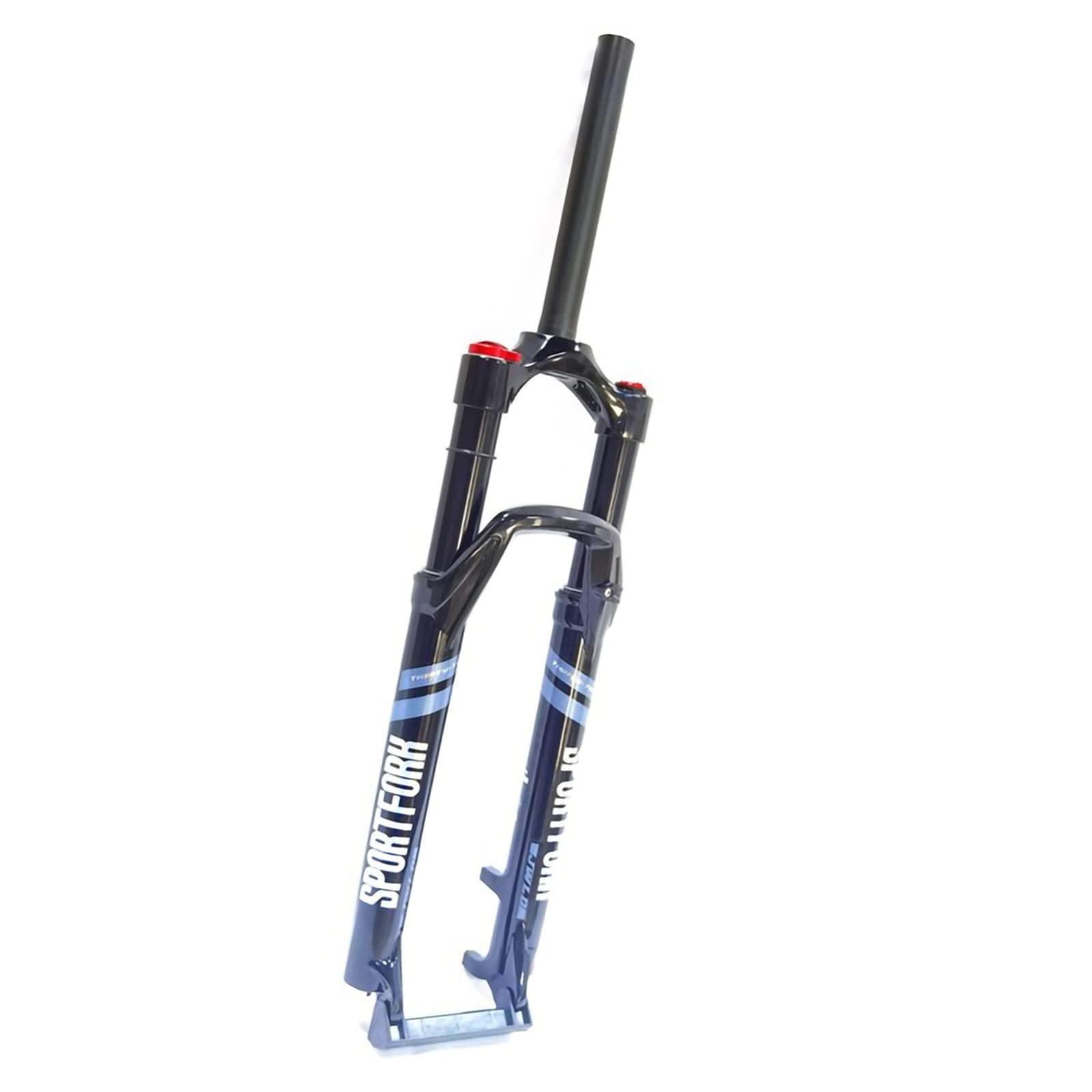 **26/27.5 Inch Aluminum-Magnesium Alloy MTB Bike Fork - 100mm Travel, Shoulder Lock, Front Suspension for Mountain Bikes | Perfect for Trail Riding & Off-Road Cycling**