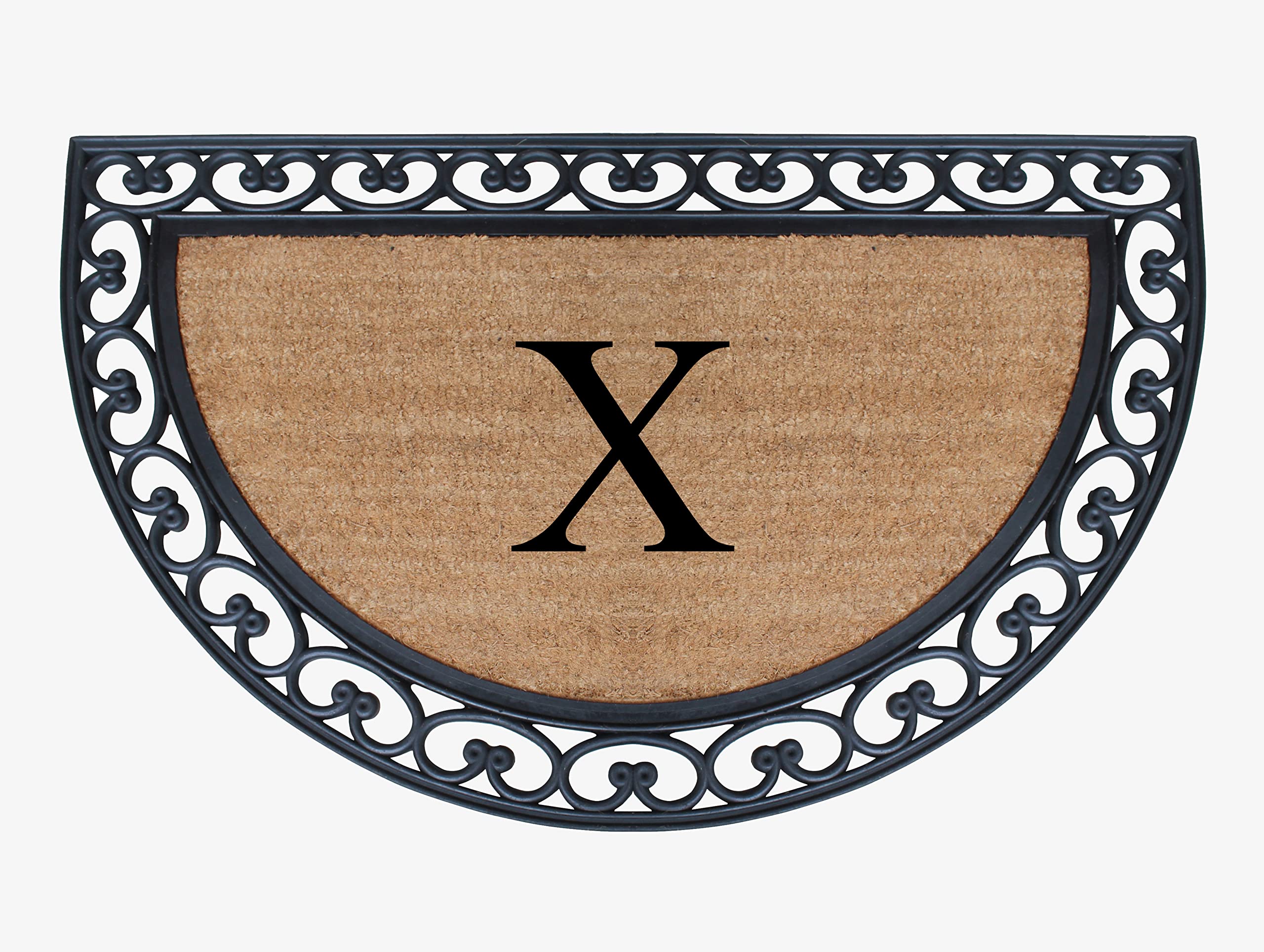 Premium Natural Coir Monogrammed Door Mat 30