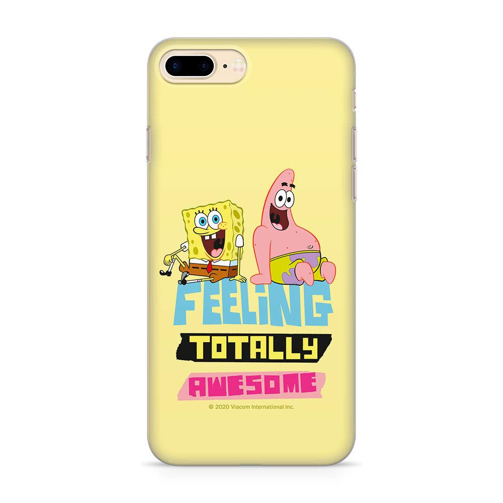 Spongebob iPhone 7 Plus/8 Plus Phone Case - Colorful Cartoon Character Protective Cover for Girls & Boys - Perfect for School, Work, Travel & Daily Use