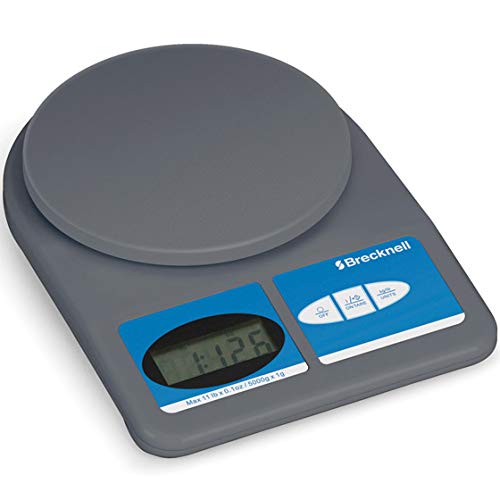 Brecknell 311 Digital Postal Scale - 11 lb Capacity Electronic Kitchen & Office Scale with LCD Display - Perfect for Shipping Packages, Baking Ingredients & Home Office Use